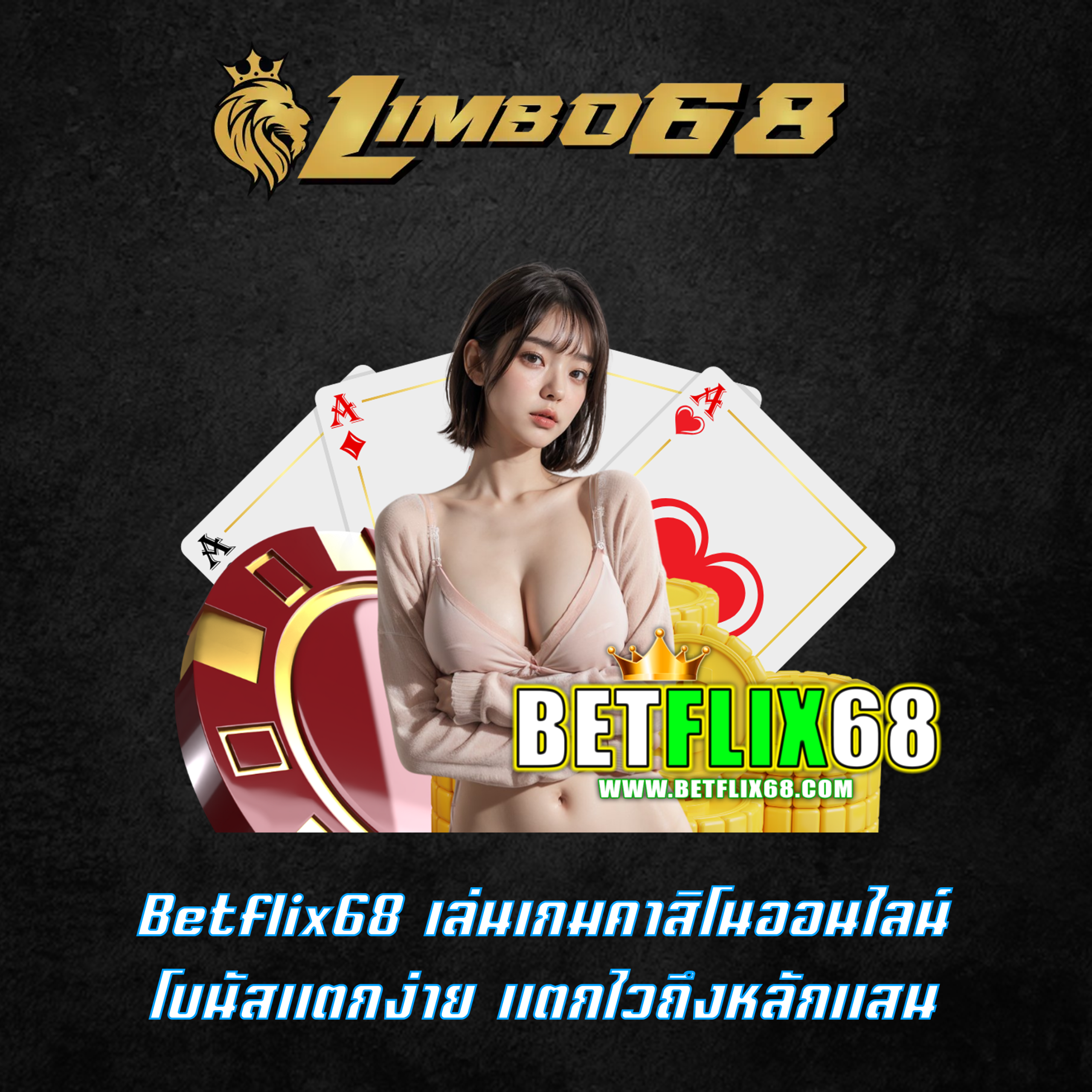 Betflix68 เล่นเกมคาสิโนออนไลน์ โบนัสแตกง่าย แตกไวถึงหลักแสน